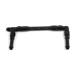 DUAL INLET CARB KIT BLACK-8AN Dual Inlet Kit w/braided hose AN fittings 4500 Series DUAL INLET CARB KIT BLACK-8AN Dual Inlet Kit w/braided hose AN fittings 4500 Series