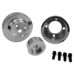 1979-93 MUSTANG BBK ALUMINUM UNDERDRIVE PULLEY KIT 1979-93 MUSTANG BBK ALUMINUM UNDERDRIVE PULLEY KIT