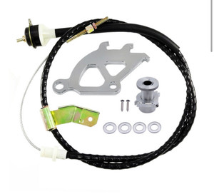 96-04 Mustang Quadrant Clutch Cable & MC Firewall Adjuster Kit