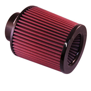 3.5in Red Big Mouth Air Filter & Clamp 9in Long 3.5in Red Big Mouth Air Filter & Clamp 9in Long