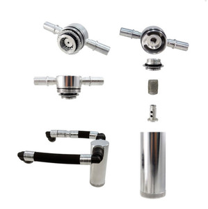 15-17 Mustang GT Plug N Play ™ SC Oil Catch Can Separator Satin