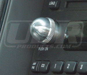 01-04 Ford Mustang Billet Radio Knob Bullet Style 01-04 Ford Mustang Billet Radio Knob Bullet Style