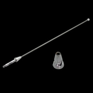 10-14 Ford Mustang Billet Swirl Shorty Antenna 12" 10-14 Ford Mustang Billet Swirl Shorty Antenna 12"