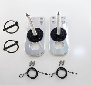 15-20 Mustang Billet Radiator Hold Down Hood Pin Kit 15-20 Mustang Billet Radiator Hold Down Hood Pin Kit
