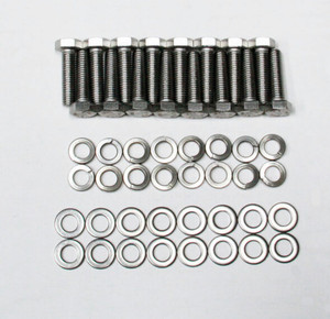 96-10 Ford Mustang Stainless Steel Exhaust Bolt Kit 48pc 96-10 Ford Mustang Stainless Steel Exhaust Bolt Kit 48pc
