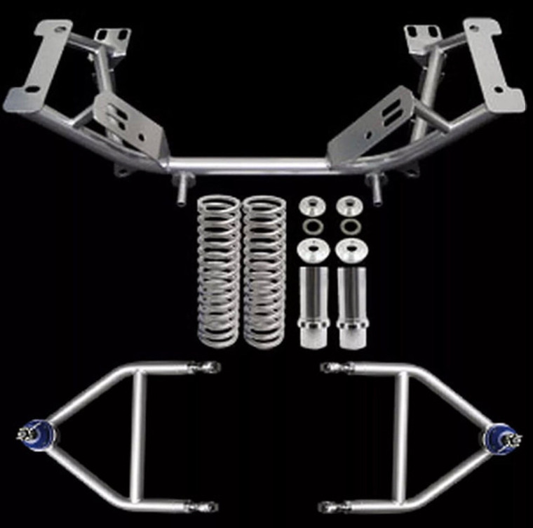 79-93 Mustang Suspension Chrome Moly K Member & Adj A-Arm Kit