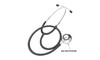 Dual head stethoscope with  diaphragm and bell for capturing a wide range of body sounds. Designed for clear acoustics and comfortable fit, suitable for training and general use. One side active at a time.