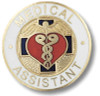 Medical Assistant Round Pin