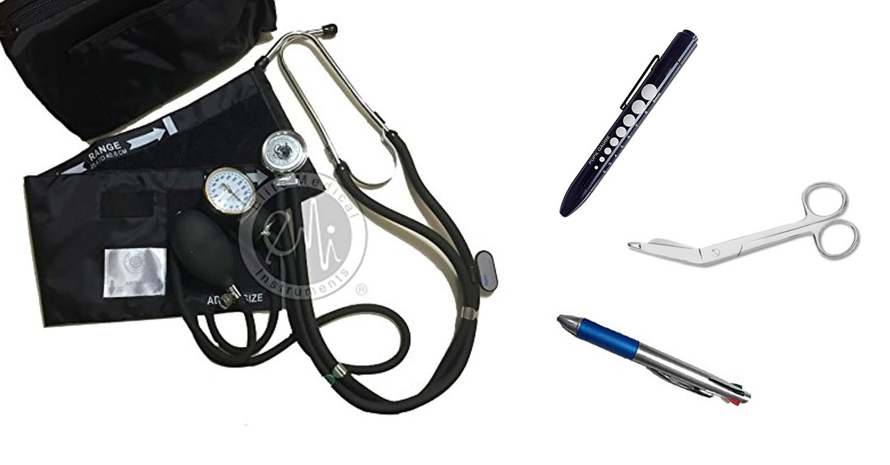  MEUUT 15 pcs Stethoscope Case Kits, Perfect Nurse Gift Include  Stethoscope Case, Medical Scissors, Penlights with Batteries, Bandage  Wraps, Badge Holders for Nurse Accessories for Work : Industrial &  Scientific