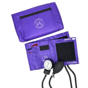 HCS Manual Extra Large Blood Pressure Cuff - Aneroid Sphygmomanometer, x Large Adult - Medical, in-Home, Elderly Care - Arm BP Cuff Manual - Monitor