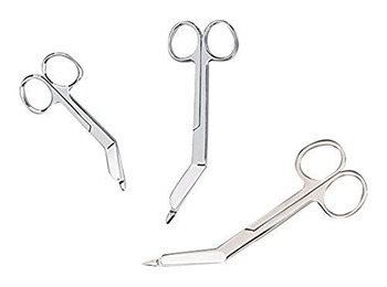 EMI 3 Piece Lister Bandage Scissors Set: 3.5", 4.5", and 5.5"