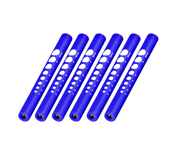 6 Pack of Diagnostic Penlights - Blue