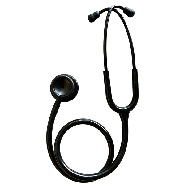 EMI Pro Series Lightweight Dual Head Stethoscope – Navy, 4oz Anodized Aluminum – for Nurses, Doctors, EMTs, Medical Professionals - Black