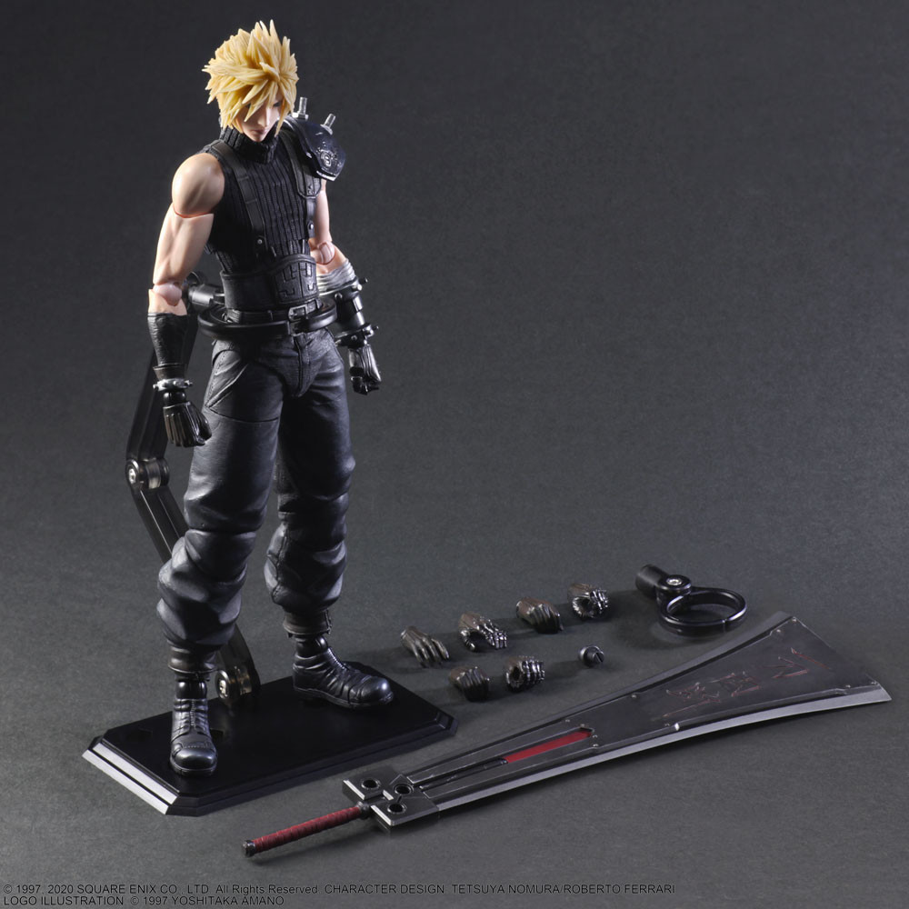 未開封 FINAL FANTASY VII REMAKE PLAY ARTS FINAL FANTASY VII REMAKE PLAY ARTS KAI ACTION FIGURE CLOUD STRIFE