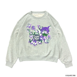 FINAL FANTASY XIV x Lit Bāff Apt. - Sugar Riot Splash Sweatshirt Gray
