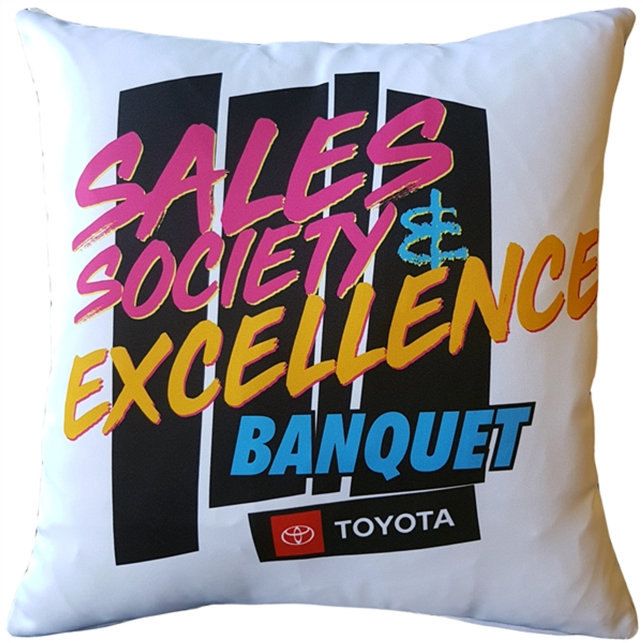 TOYOTA Banquet Event Pillow by Pillow Decor Event Marketing Services