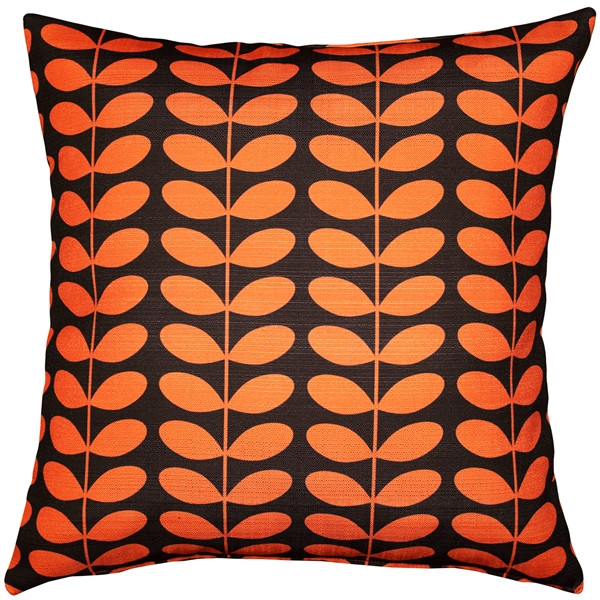 Mid Centruy Modern Orange Throw Pillow 20x20