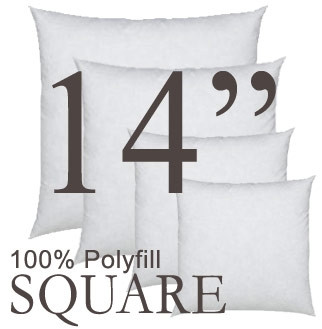 14x14 Square Polyfill Throw Pillow Insert Pillow Decor