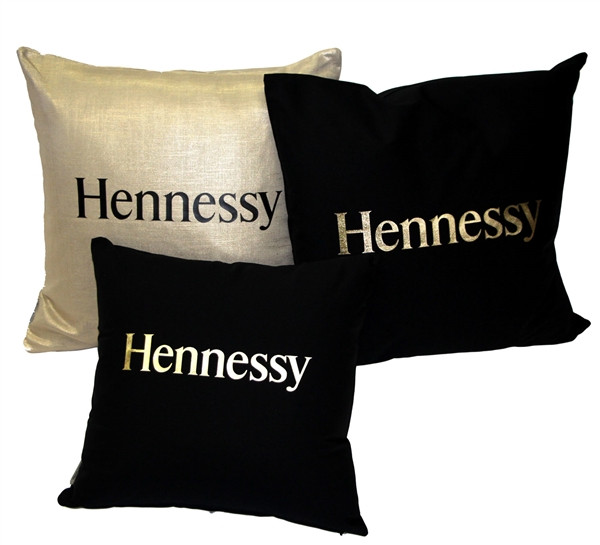 HENNESSY Event Pillow by Pillow Decor Event Marketing Services