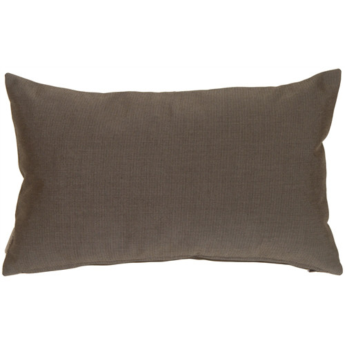 Sunbrella Coal Black 12x19 Outdoor Pillow from Pillow Decor