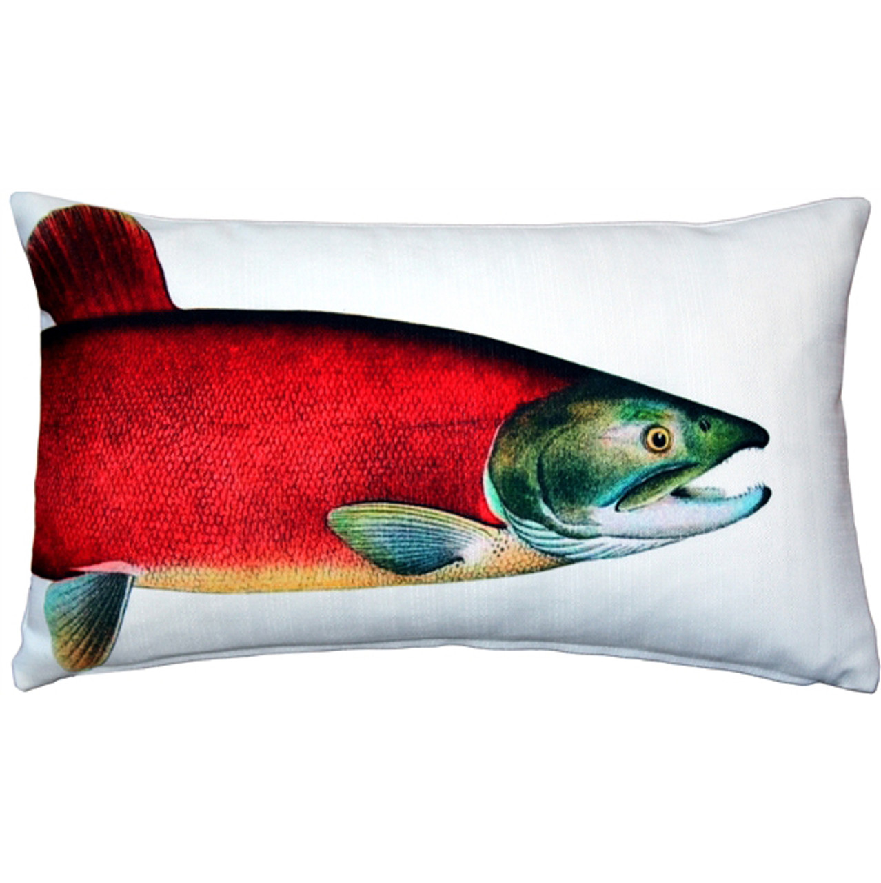 Salmon Fish Pillow 12x19 Pillow Decor