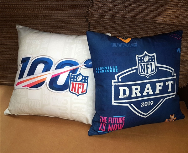 NFL Event Pillow by Pillow Decor Event Marketing Services