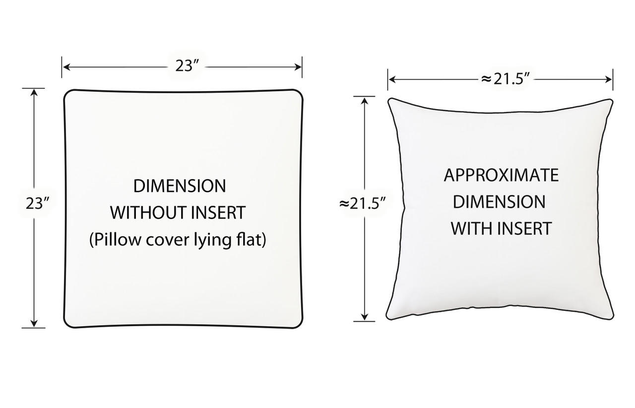 Caravan Cotton Black 23x23 Throw Pillow from Pillow Decor