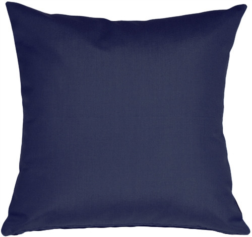 Sunbrella Navy Blue 20x20 Outdoor Pillow from Pillow Decor
