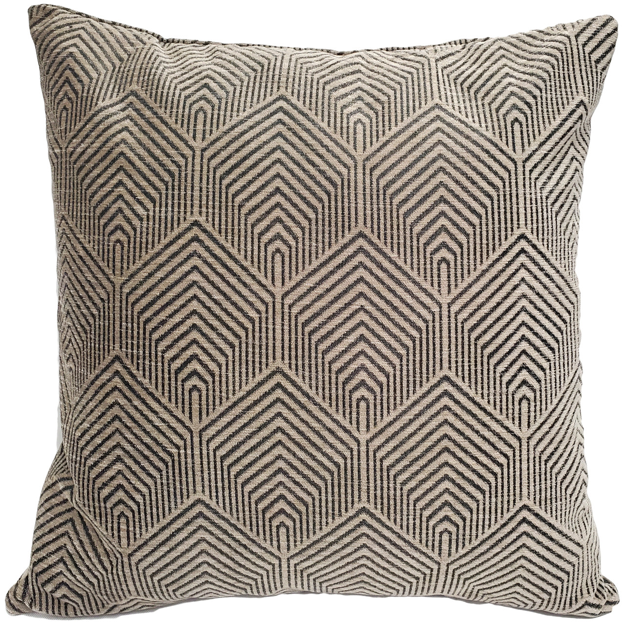 Curated visual reference: Gallery Detail: Sahara Taupe Textured Throw Pillow 20X20