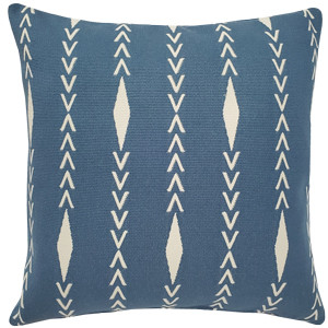 Diamond Ray Mineral Blue Throw Pillow 20x20 Pillow Decor