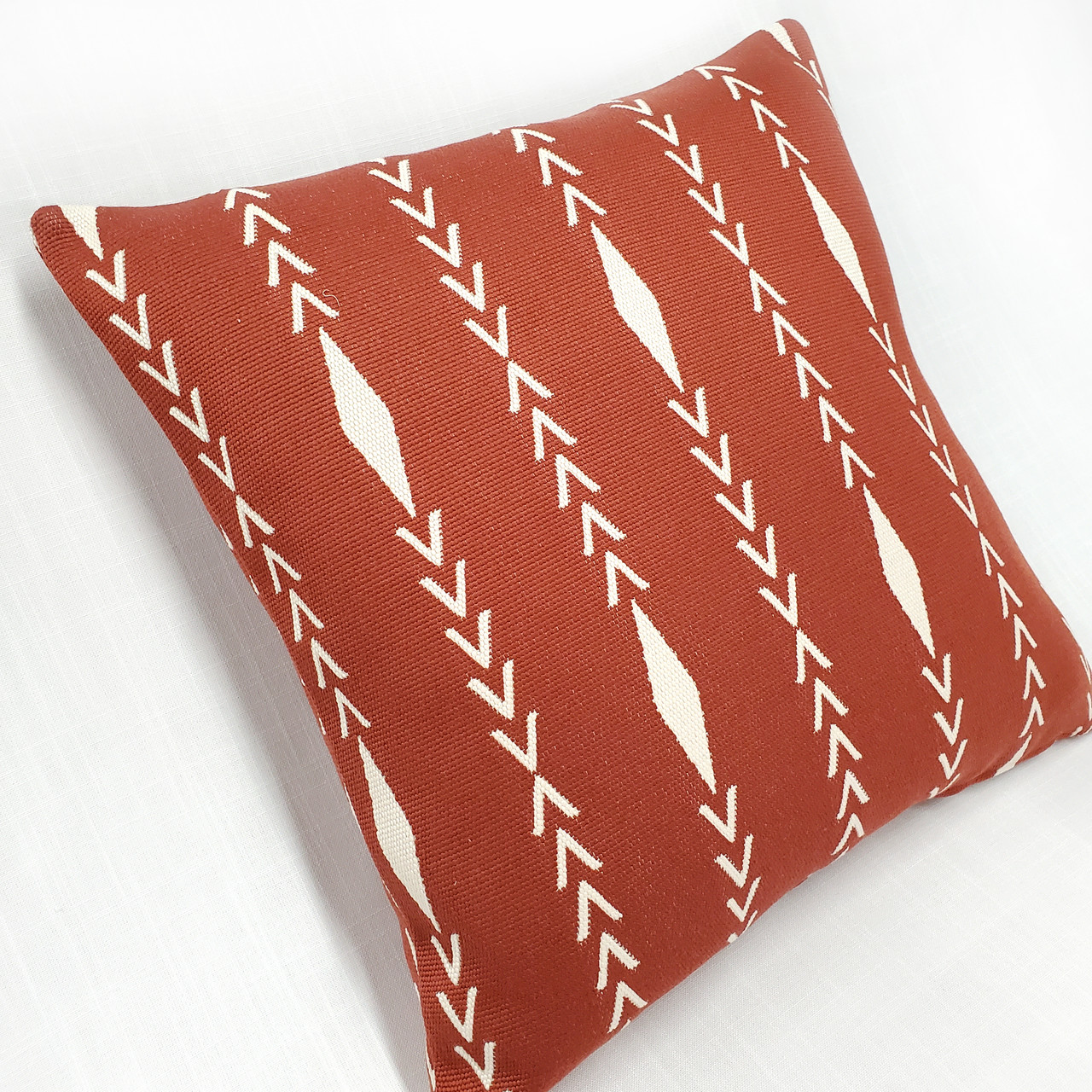Diamond Ray Cinnamon Throw Pillow 20x20 Pillow Decor