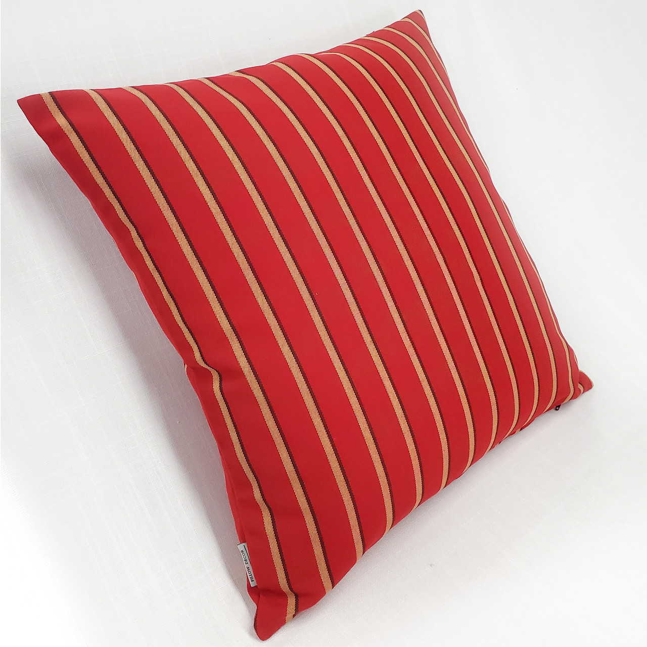 Sunbrella Harwood Crimson Outdoor Pillow 20x20 Pillow Decor