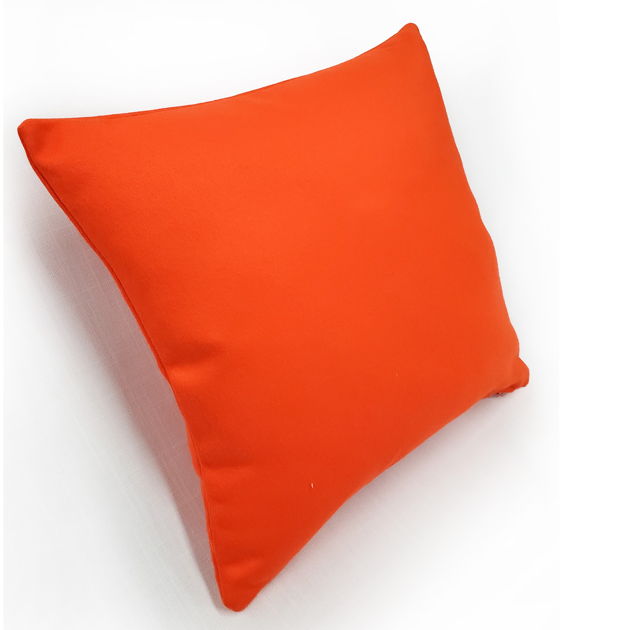 Neon Orange Throw Pillow 16x16 Pillow Decor