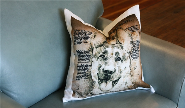 German Shepherd Dog Pillow 17x17 Pillow Decor