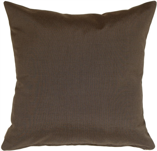 Sunbrella Coal Black 20x20 Outdoor Pillow from Pillow Decor