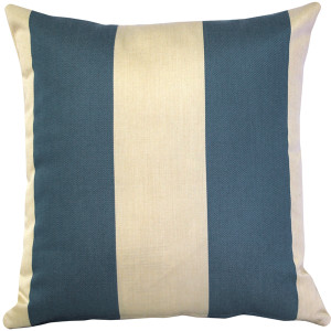 Bistro Marine Blue Outdoor Pillow 17x17