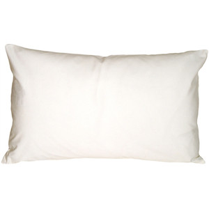 Caravan Cotton White 12x20 Throw Pillow
