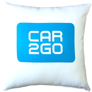 CAR2GO Event Pillow