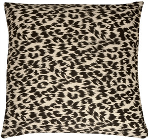 Leopard Print Cotton Small Throw Pillow