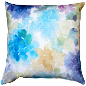 May Flower Throw Blue Pillow 20X20