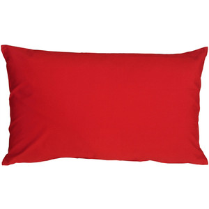 Caravan Cotton Red 12x20 Throw Pillow