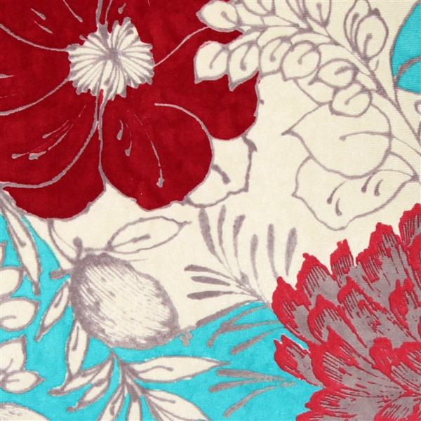 Ravenna Garden Floral Throw Pillow 18x18