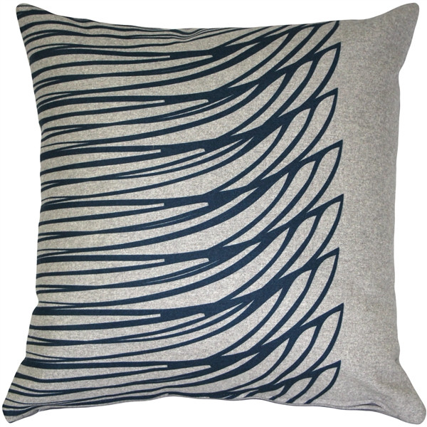 Kukamuka Meri Blue Throw Pillow 19x19