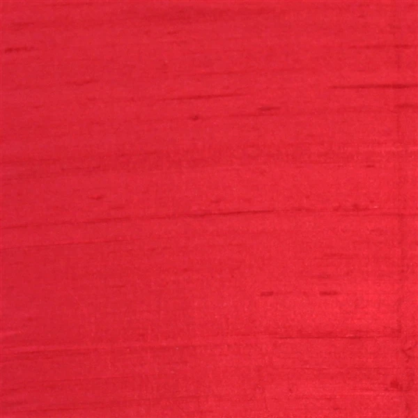 Sankara Red Silk Throw Pillow 18x18