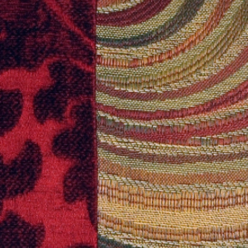 Multicolor Swirl Motif Decorative Pillow (WITH TASSELS)