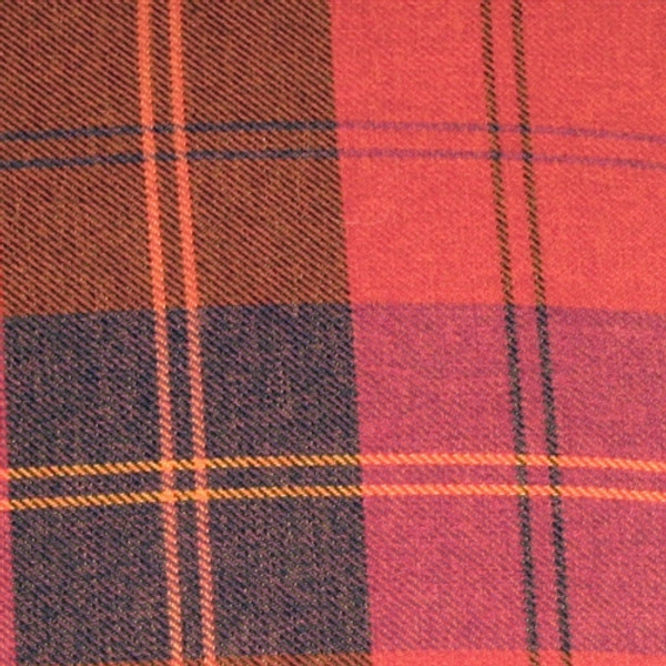 Contemporary Plaid Red 20x20 Throw Pillow