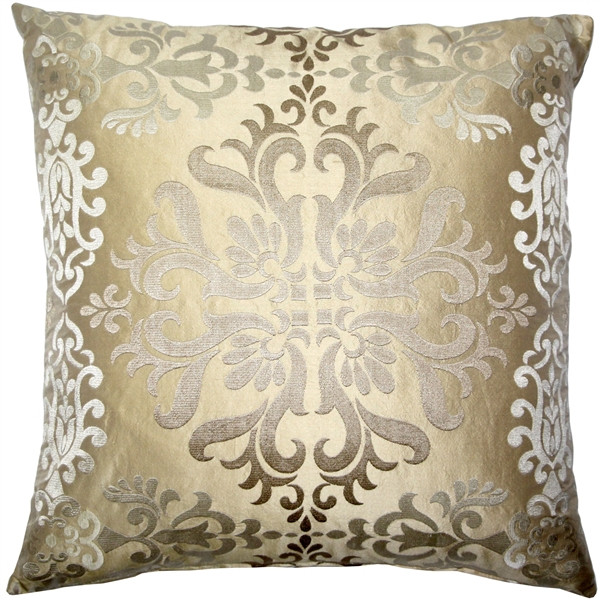 Sumatra Stargaze Embroidered Silk Pillow 21x21