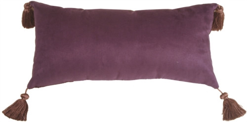 Mauve Dragonfly Decorative Pillow (WITH TASSELS)