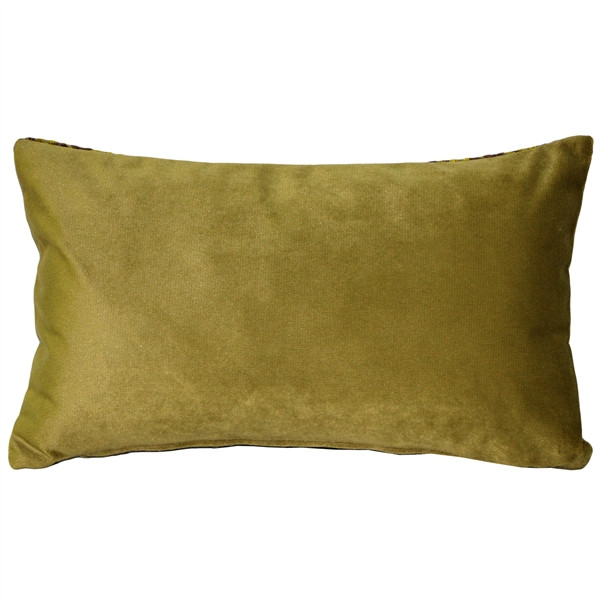 Jager Sage Diamond Textured Velvet Throw Pillow 12x20