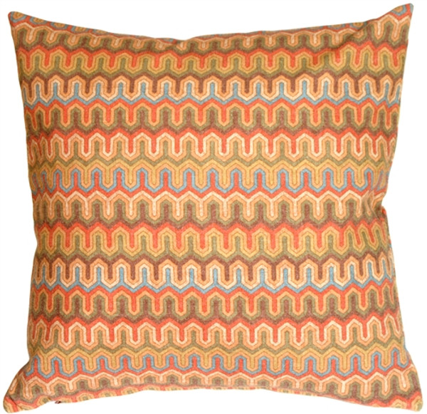 Monterey Bay Multi-Color Square Toss Pillow